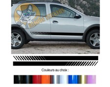 2 X BANDES STRIPES POUR DACIA