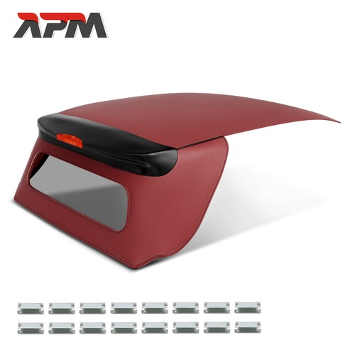 Capote souple rouge - rouge, pour