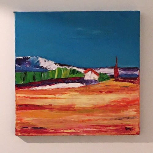 Tableau peinture huile - peinture,