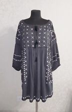 Odd Molly Gray Embroidered Dress Size 2