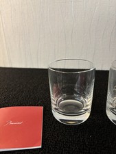 Verres à liqueur modèle Perfection cristal Baccarat  h: 7.7 cm