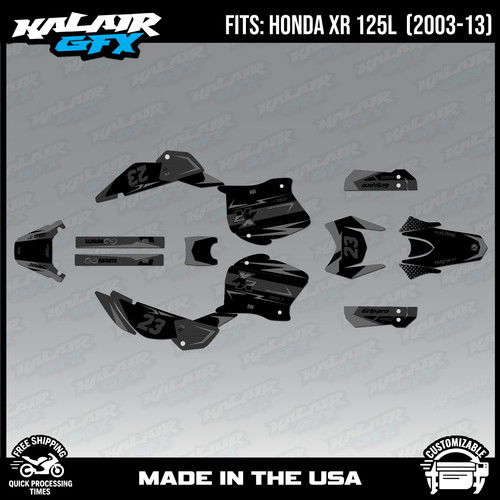 Graphics decal kit for - kit, honda