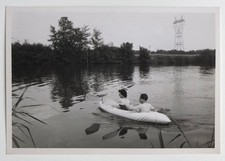 Canoe Kayak Boat - Vintage Snapshot Photo