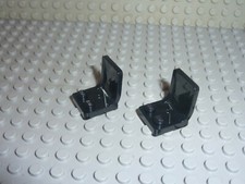2 x Siege LEGO Black minifig seat Réf 4079 / Set 10188/7675/6399/4990/10173/7671