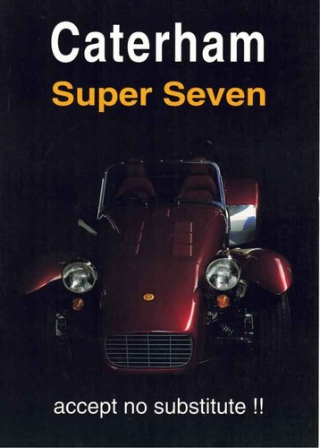 Catalogue brochure caterham - catalogue,