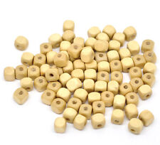 20 perles Cube en bois 8mm couleur Naturel 8 mm perle, bijoux, bracelet
