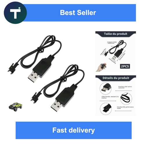 Chargeur batterie usb - 3.7v,