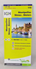 CARTE IGN MONTPELLIER NIMES BEZIERS-170-TOURISME VELO*