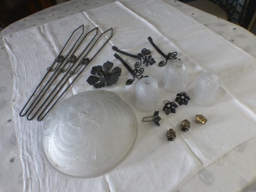 Lustre art deco - , en