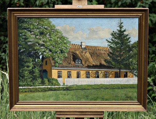 Huile sur toile valdemar mau - toile,