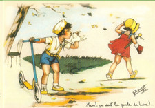 Germaine BOURET carte postale