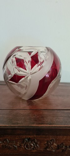 Vase boule boheme art - vase, deco
