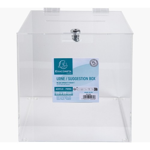 Urne transparente pour - -,