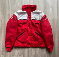 Vintage 2 in 1 Dainese World Champion Red Racing Bomber Jacket Vest