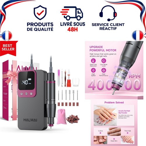 Halmai ponceuse ongles - ponceuse, à