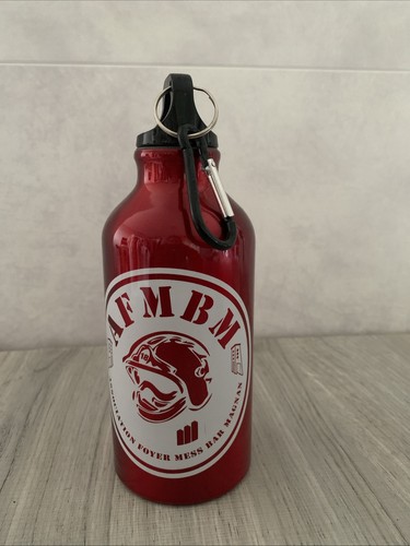 Gourde rouge métal afmbm - gourde, en