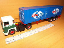 SCANIA LBT 141 1:43 CMA CGM CONTAINERS TRUCK & TRAILER ALTAYA SEMI TRAILER