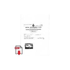 1963 Morris Minor 1000 Form of