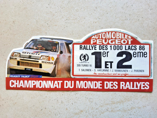 Autocollant 205 peugeot - 205, talbot