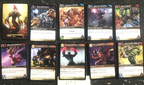 Lot cartes world of - 10,