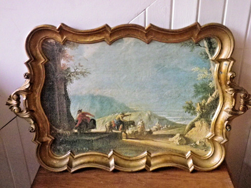 Ancien plateau florentin - plateau, avec