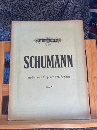 Schumann etudes après - schumann, d'après