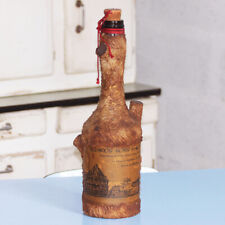 Grande bouteille tronc 2.5 litres vide vintage de Calvados Château du Breuil