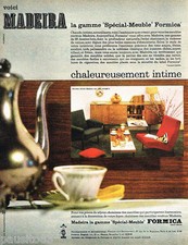 ADVERTISEMENT ADVERTISING 085 1962 MADEIRA SPECIAL UPHOLSTERY furniture by FORMICA