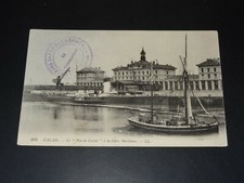 CALAIS - LE "PAS-DE-CALAIS" A LA GARE MARITIME - 1915 - CARTE POSTALE ANCIENNE