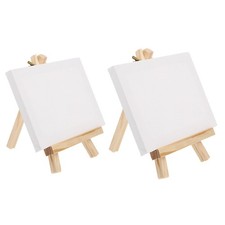  2 ensembles d'artiste en bois peinture de chevalet photo peinture photo carte