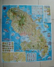 CARTE ANCIENNE LA MARTINIQUE EDITIONS CARION