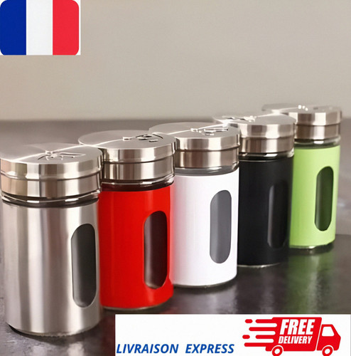 Lot pots d - lot, d'assaisonnement