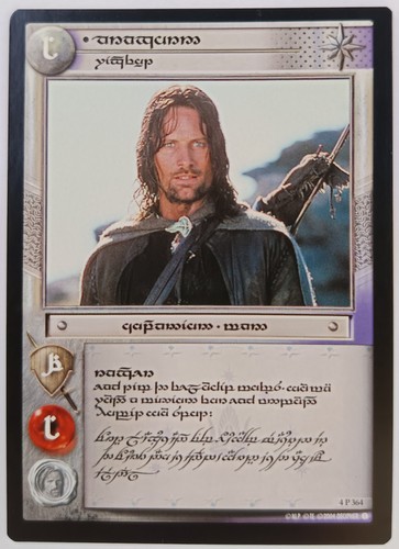 Lotr tcg aragorn wingfoot - tcg,