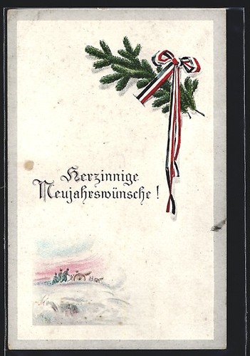Carte postale branche - , de