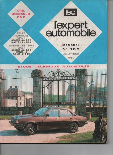 167 1980 opel - n°, ascona