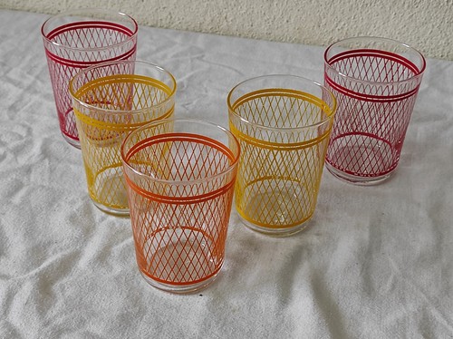 Lot anciens verres - 5,