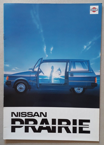 Nissan prairie brochure 1983 - nissan,
