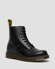 Dr. Martens 1460 Boots - Black Leather Mens Sz 7 Ladies Sz 8 Doc Docs 8 Eyelet