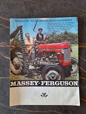 MASSEY-FERGUSON TRACTOR MF 30 ADVERTISING SHEET PROSPECT 1963