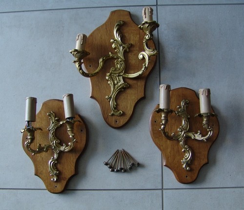 Lot appliques murales - de,