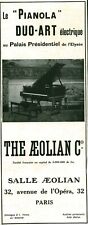 Publicité ancienne le Pianola