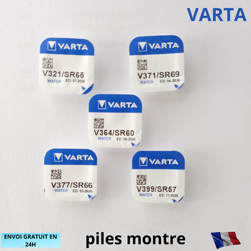 Pile montre varta - pile, 1,55v
