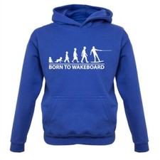 Né À Ski Nautique - Enfants Capuche sur Planche Wake Board Skateur Eau SPORTS