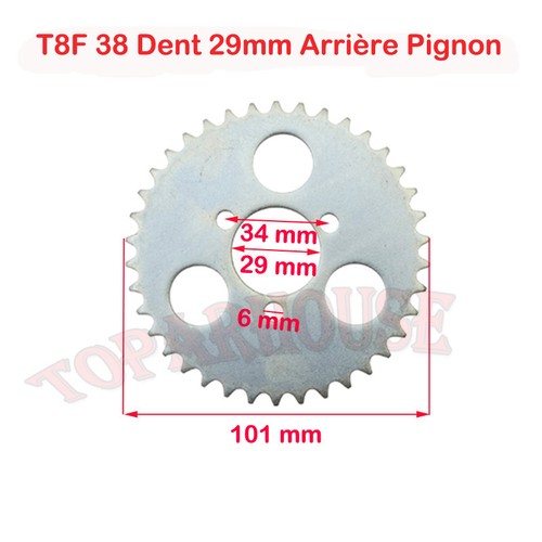 38t t8f 29mm arrière - t8f,