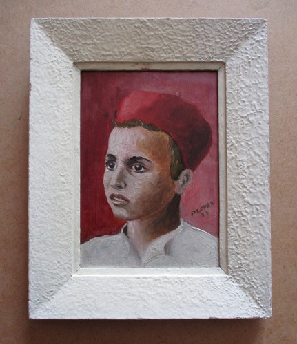 Ancien beau petit tableau