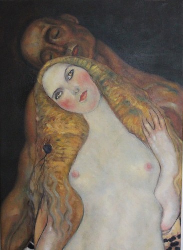 Copie gustav klimt adam - ,