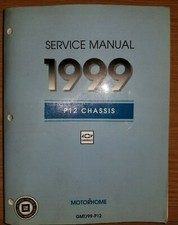 Manuel d'entretien atelier camping-car Chevrolet GMC P 12 1999 