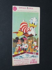 CHROME WITH MICKEY STAMP WALT DISNEY DONALD DIVE 1950s