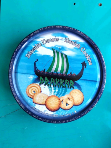 Boîte biscuits danois - , drakkar