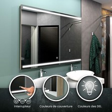 Miroir LED DENVER | 3 couleurs
